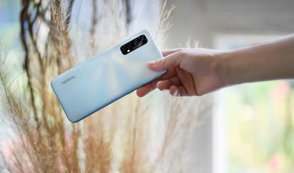 De los tres presentados, el Realme 7 Pro es el teléfono más potente. Foto: Xataka