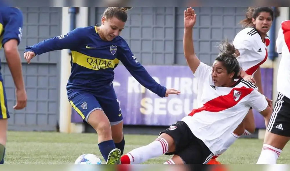 Boca Juniors vs. River Plate definirán al campeón del Torneo de Transición Femenino. Foto: AFP