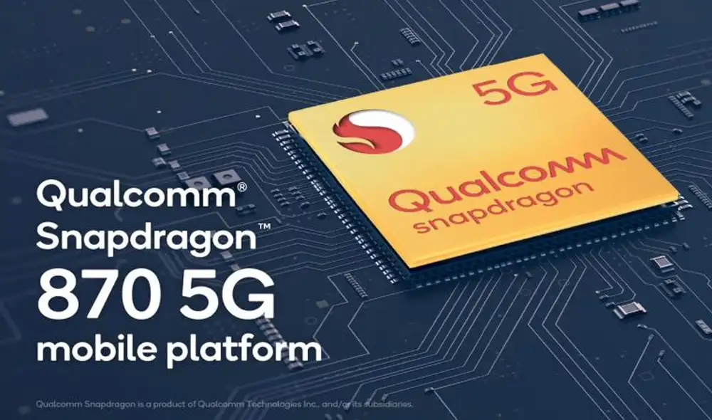 El procesador Snapdragon 870 5G es la continuación del buque insignia Snapdragon 865 Plus. Foto: Qualcomm