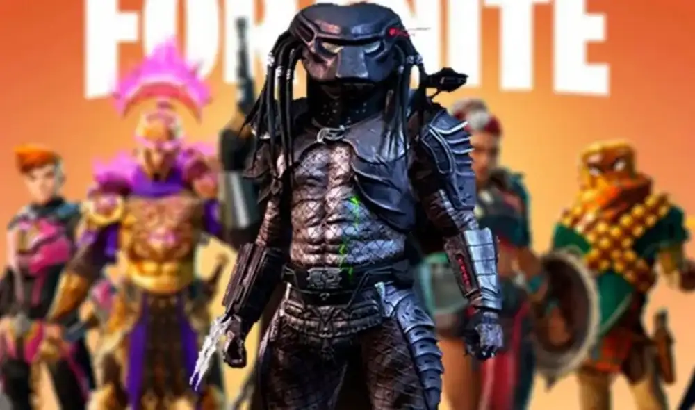 Esta misión de Fortnite es cooperativa, así que puedes enfrentar a Depredador en grupo. Foto: Epic Games