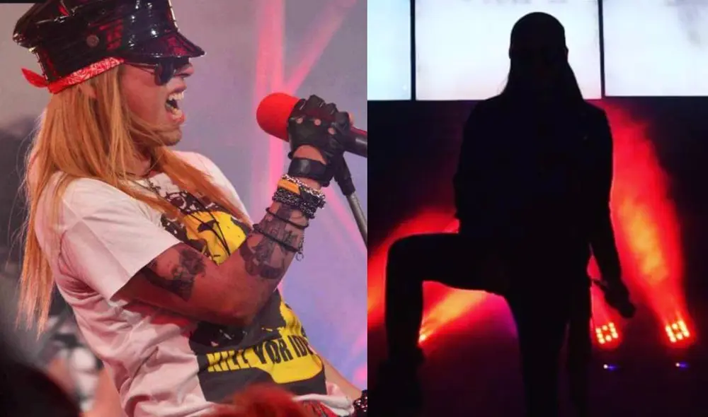 César Osorio, imitador de Axl Rose, volverá a competir en Yo soy. Foto: César Osorio/ Instagram