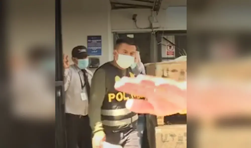 Uno de los agentes involucrados aún no ha sido ubicado. Foto: captura de América Uno de los agentes involucrados aún no ha sido ubicado. Foto: captura de América