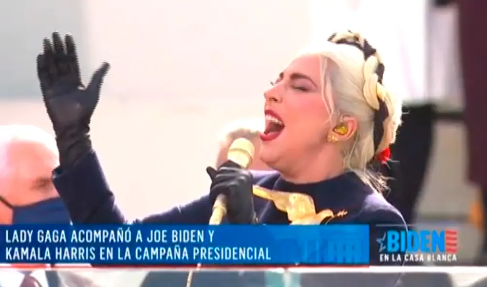 La cantante fue una de las artistas principales de la ceremonia. Foto: captura Twitter