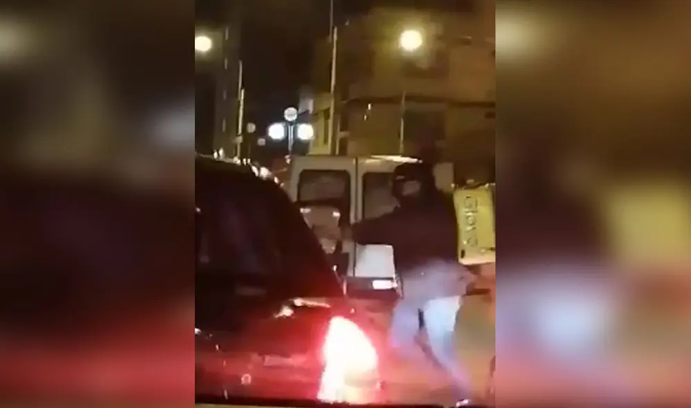 Criminal aún no ha sido identificado por la PNP. Foto: captura de video / difusión Criminal aún no ha sido identificado por la PNP. Foto: captura de video / difusión