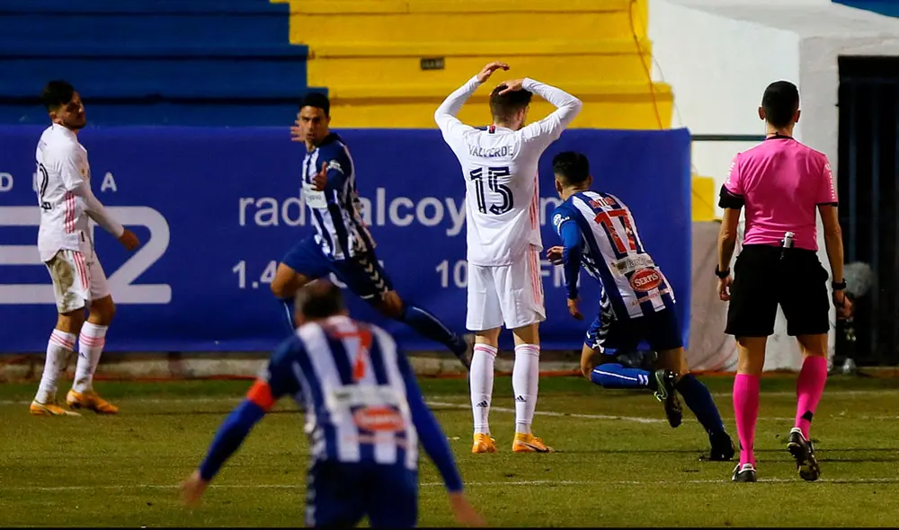 Alcoyano eliminó al Real Madrid de la Copa del Rey 2020-2021. Foto: EFE