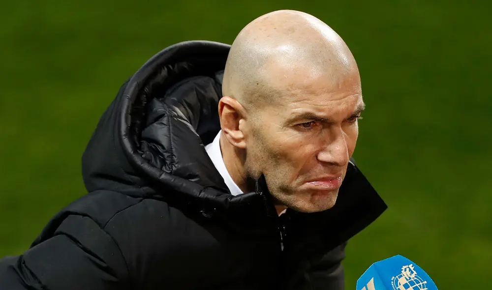 Zidane declaró post partido del Real Madrid. Foto: EFE