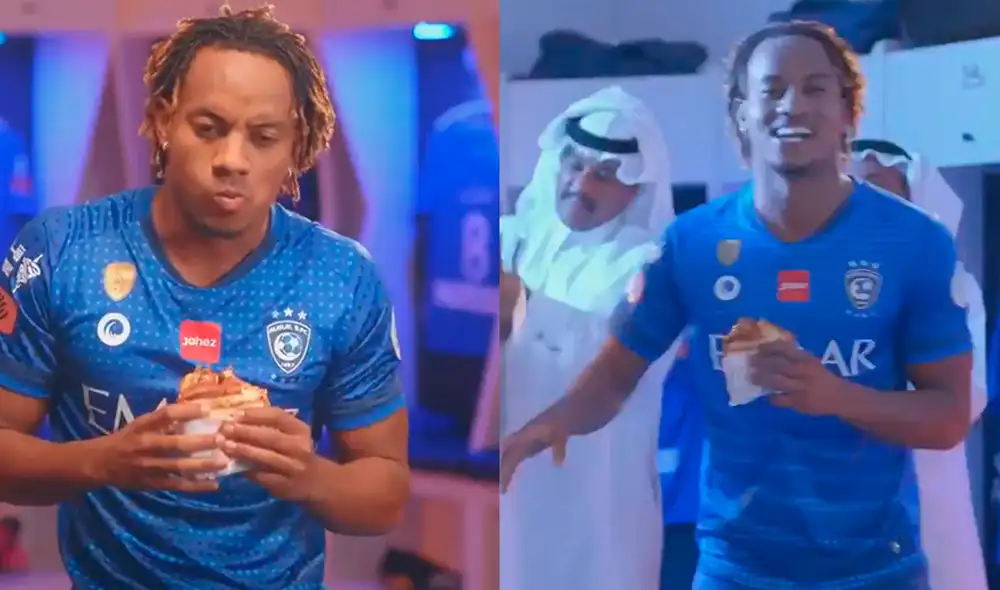 André Carrillo lleva tres temporadas en en la Pro League de Arabia Saudita con el Al Hilal. Foto: Sawarmer/Twitter André Carrillo lleva tres temporadas en en la Pro League de Arabia Saudita con el Al Hilal. Foto: Sawarmer/Twitter