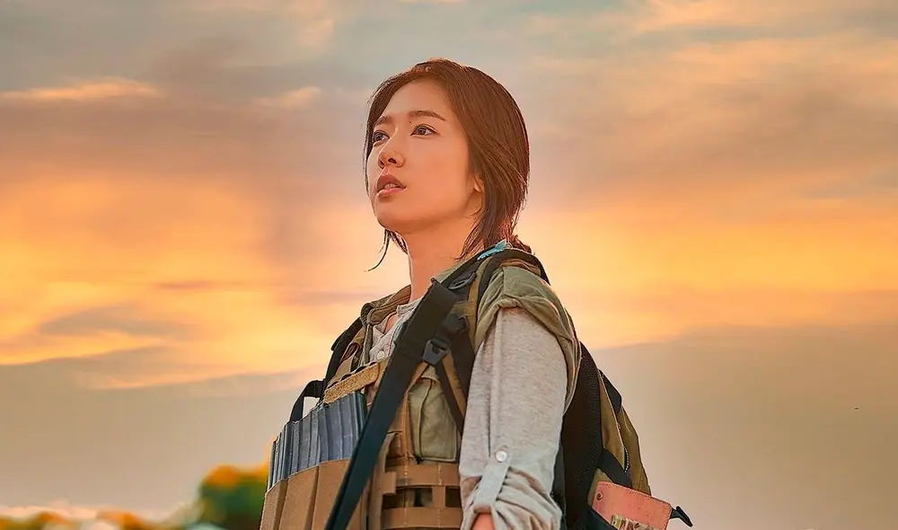 Banner promocional de Park Shin Hye para Sisyphus: the myth. Foto: jTBC