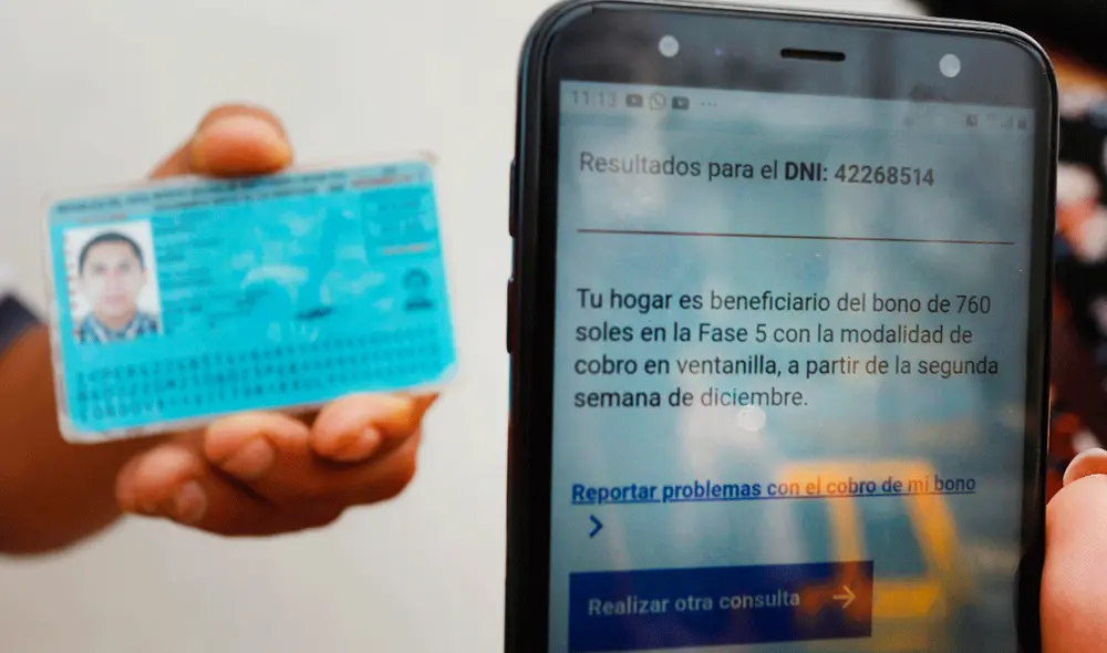 La plataforma del BFU te permite saber si eres beneficiario del Bono Familiar Universal con los datos de tu DNI. Foto: La República