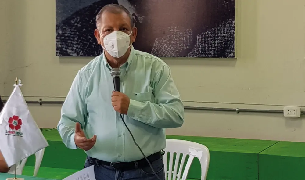 Arana representa al Frente Amplio en las elecciones presidenciales 2021. Foto: URPI-GLR Arana representa al Frente Amplio en las elecciones presidenciales 2021. Foto: URPI-GLR