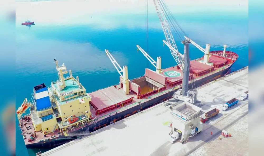 Terminal Portuario de Paracas. Foto: TPP Terminal Portuario de Paracas. Foto: TPP