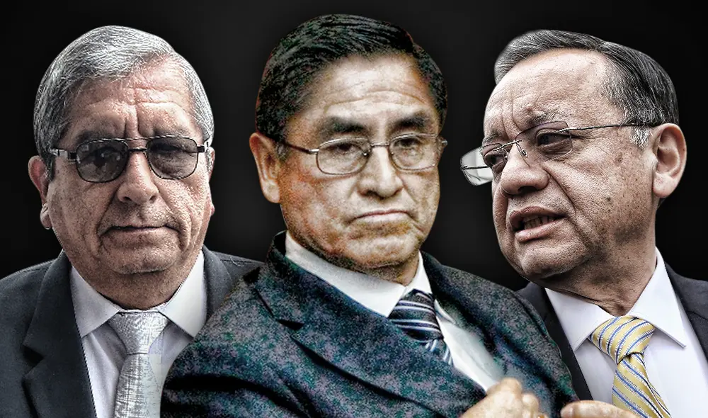 Julio Gutiérrez Pebe, César Hinostroza, Edgard Alarcón. Foto: composición Gerson Cardoso/ La República Julio Gutiérrez Pebe, César Hinostroza, Edgard Alarcón. Foto: composición Gerson Cardoso/ La República