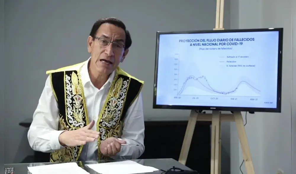 Martín Vizcarra dijo que el Ejecutivo podía presentar una modificación en la fecha de elecciones para que el Congreso lo apruebe. Foto: captura de Facebook