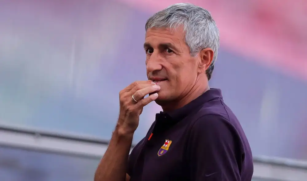 Con Quique Setién al mando, Barcelona cayó 2-8 ante el Bayern. Foto: EFE