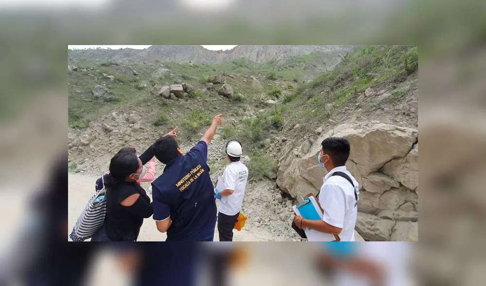 Lugar donde fue encontrado el cadáver de la mujer embarazada. Foto: Vanessa Trebejo - URPI