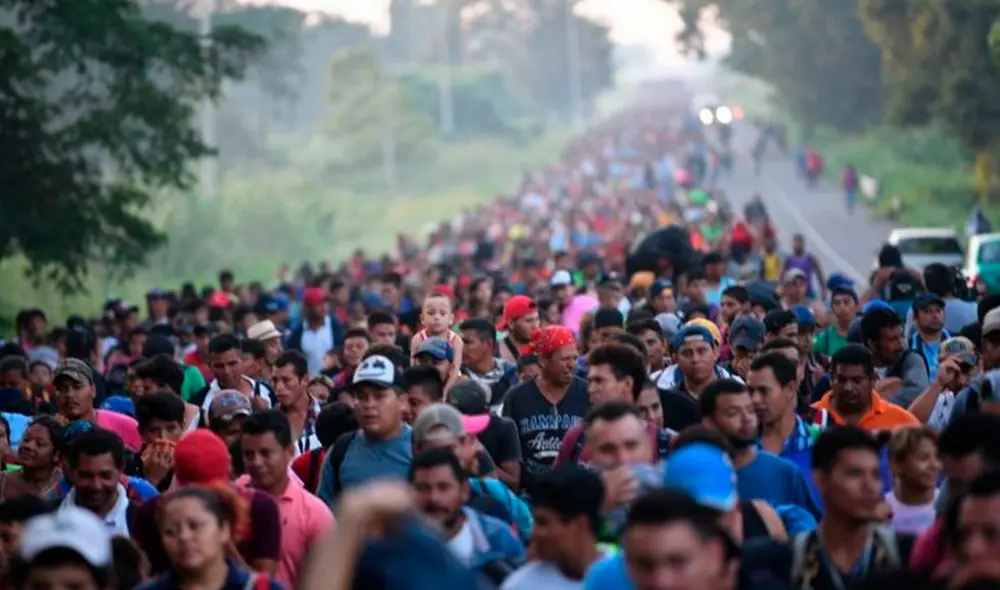 Poco a poco las personas que integraron la caravana están volviendo a Honduras mediante gestiones de las autoridades consulares. Foto: AFP Poco a poco las personas que integraron la caravana están volviendo a Honduras mediante gestiones de las autoridades consulares. Foto: AFP
