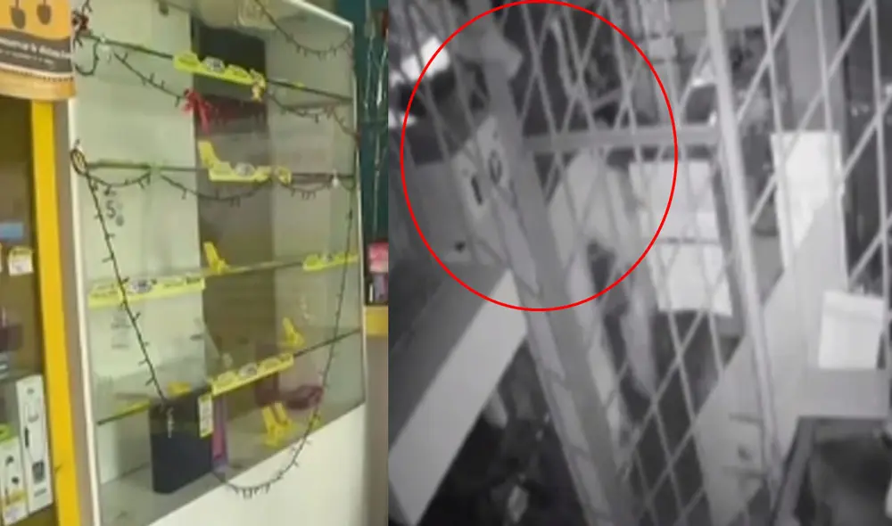 Criminales ingresaron en horario de toque de queda al local ubicado en Santa Anita. Foto: captura de Latina