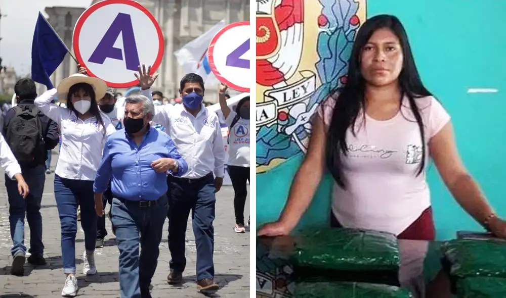 Partido liderado por César Acuña pidió que la candidata investigada renuncie. Foto: composición/ PNP, La República