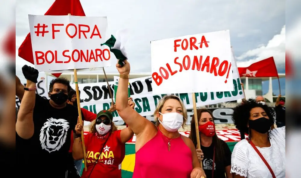 Brasil vive masivas protestas contra Bolsonaro por retraso en ...