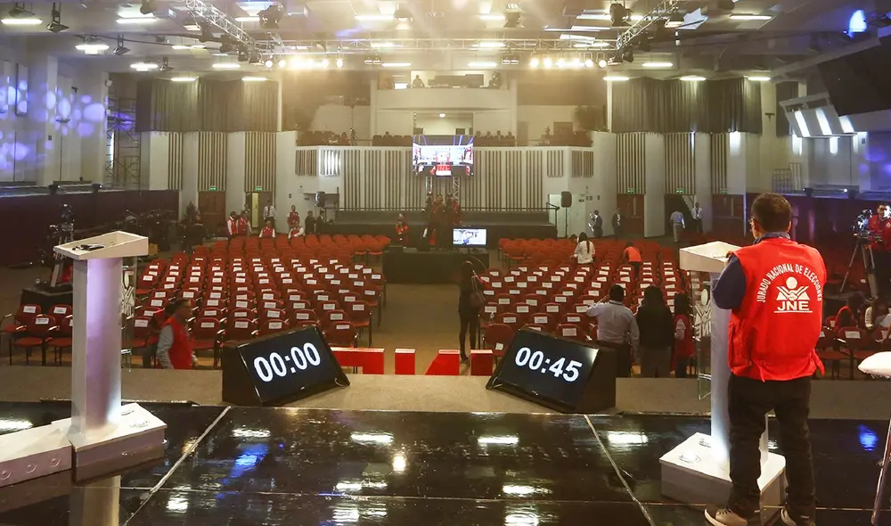El JNE organiza los debates oficiales de los candidatos a la presidencia y Congreso. Foto: JNE El JNE organiza los debates oficiales de los candidatos a la presidencia y Congreso. Foto: JNE