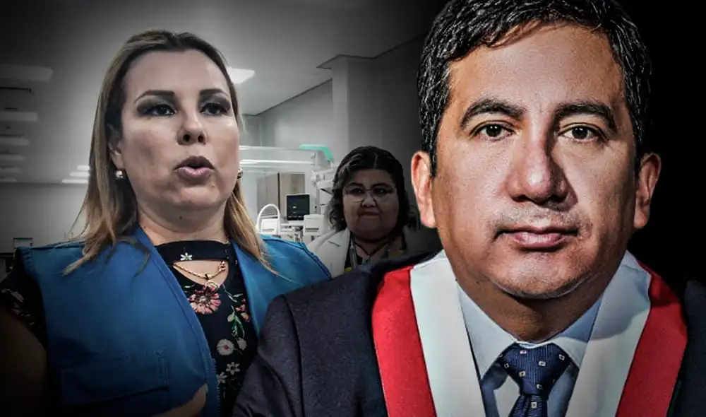 Omar Merino y Fiorella Molinelli tuvieron un altercado el último viernes en una sesión del Congreso. Foto: composición de Fabrizio Oviedo / La República