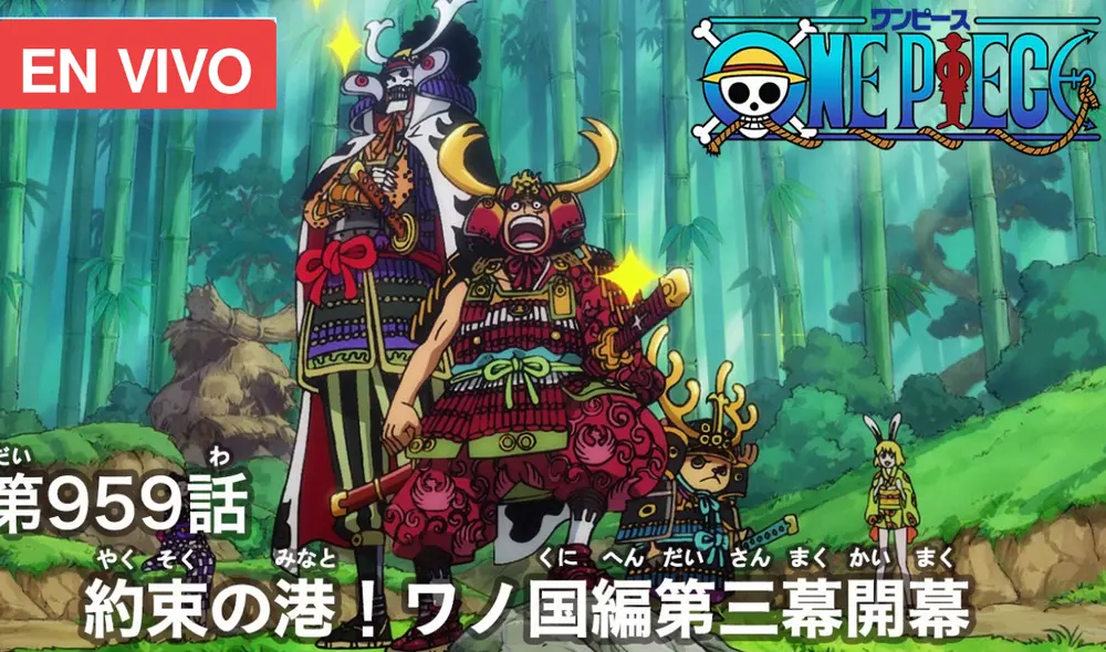 Entérate cuándo llegará el capítulo 959 de One Piece. Foto: Toei Animation