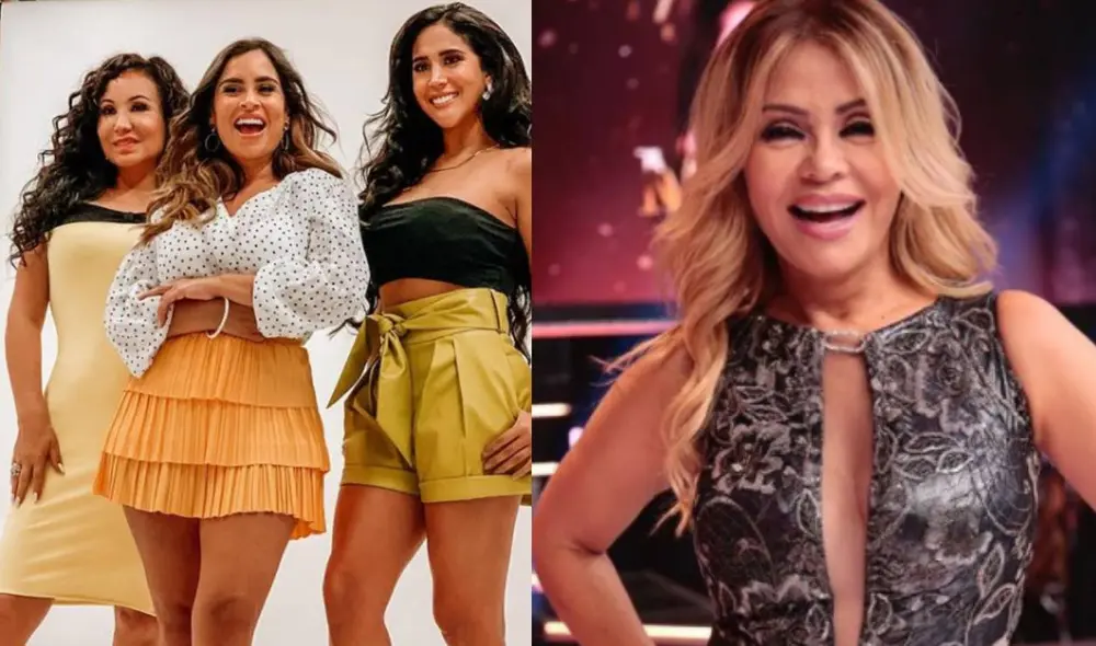 Melissa Paredes conducirá América hoy junto a Ethel Pozo y Janet Barboza. Foto: Ethel Pozo/Instagram, Gisela Valcárcel/Instagram