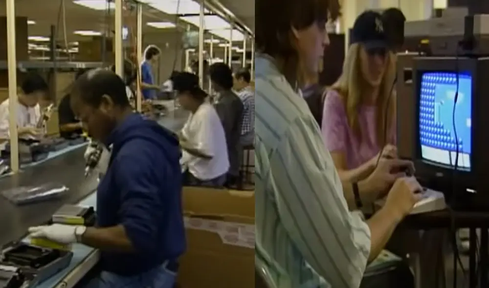 Durante el video también se entrevistó a un trabajador de Nintendo. Foto: captura de YouTube