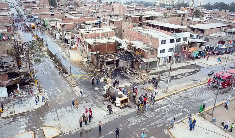 A causa de la deflagración, 25 viviendas fueron afectadas. Foto: La República