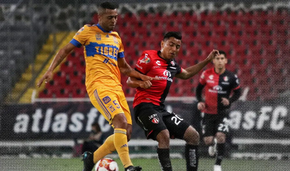 El primero gol de Tigres lo convirtió Carlos González. Foto: Atlas FC/Twitter El primero gol de Tigres lo convirtió Carlos González. Foto: Atlas FC/Twitter