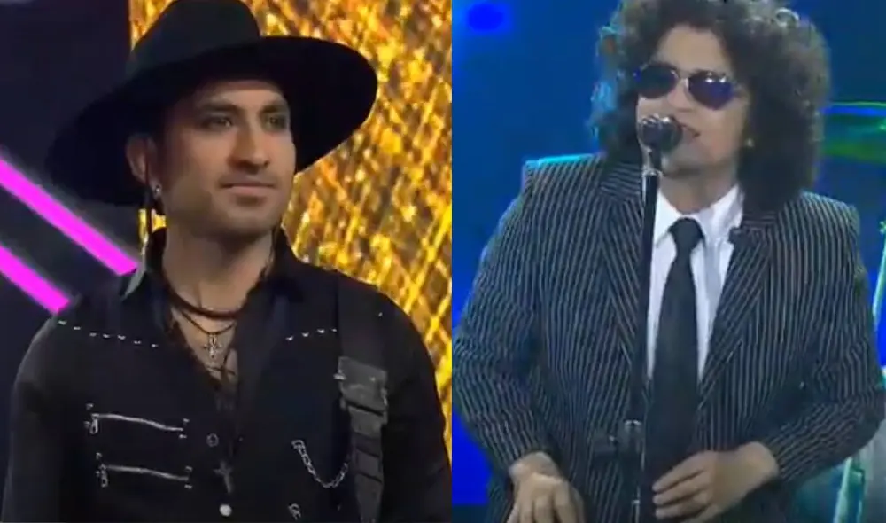 Francisco Chávez 'Andrés Calamaro' logró mantenerse como consagrado. Foto: captura de Latina