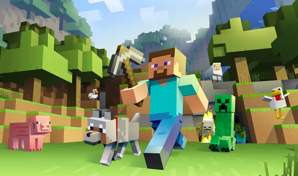 Los usuarios pueden construir, minar o desplazarse en el videojuego con solo mover sus ojos. Foto: Minecraft