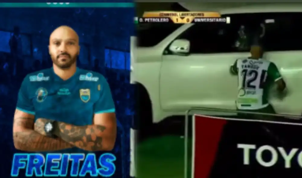 Freitas llegó tras un año en Alianza FC de El Salvador. Foto: composición Carlos Stein, captura Fox Sports