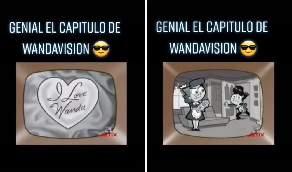 Así se vio esta parodia protagonizada por 'Wanda'. Foto: captura de TikTok / @alex_chande