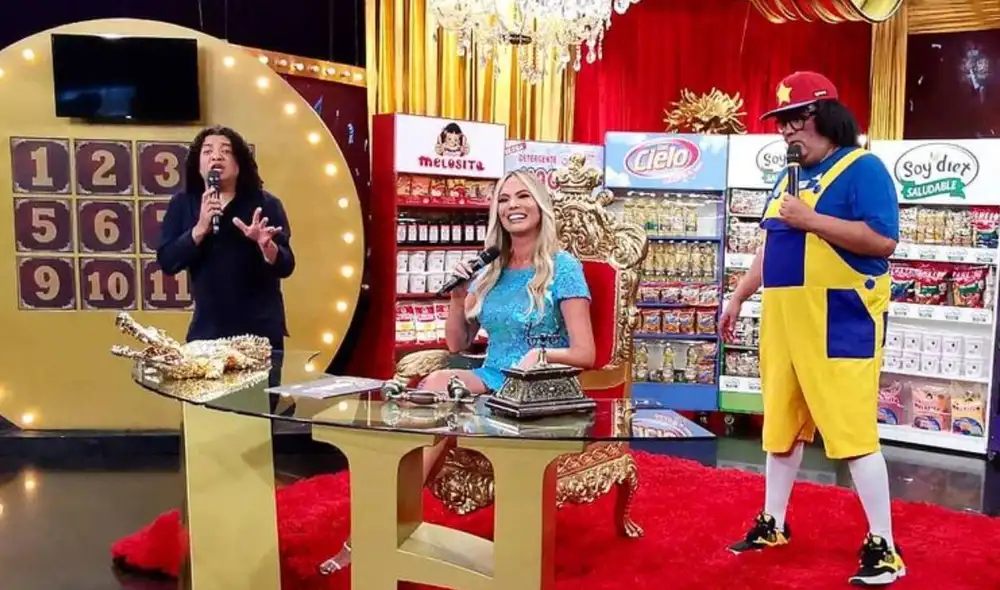 Carlos Vílchez, Laura Huarcayo y el 'Niño Alfredito' en Porque hoy es sábado con Andrés. Foto: captura de Panamericana TV Carlos Vílchez, Laura Huarcayo y el 'Niño Alfredito' en Porque hoy es sábado con Andrés. Foto: captura de Panamericana TV