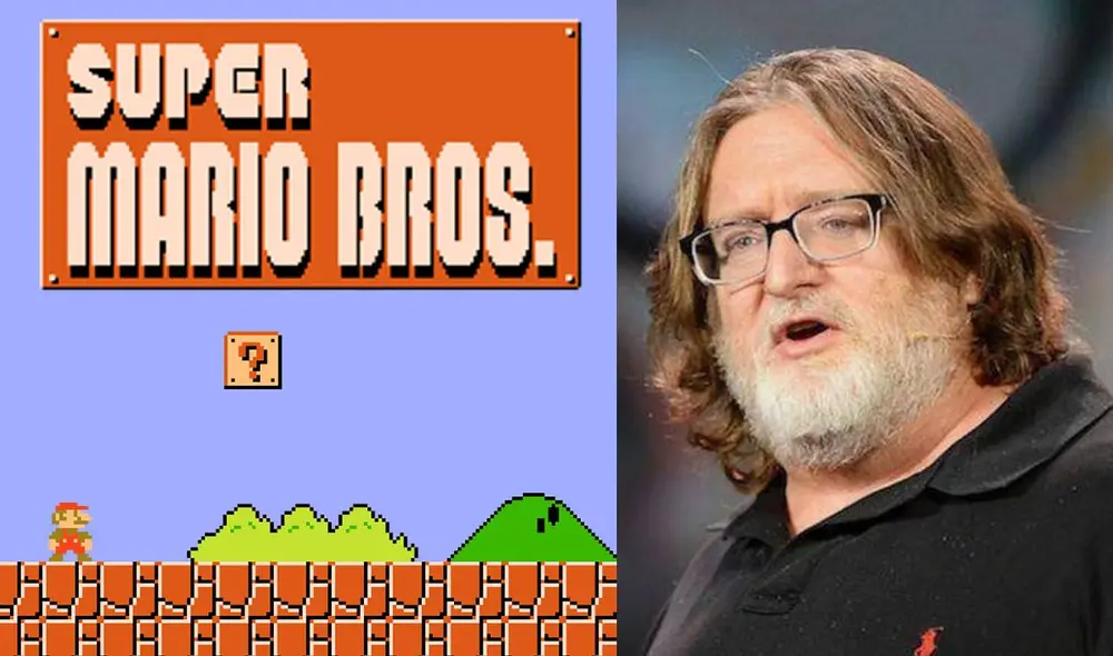 Gabe Newell tuvo palabras de elogio para el creador de Super Mario Bros durante una entrevista donde recordó sus primeros pasos como desarrollador. Foto: Nintendo/La Tercera