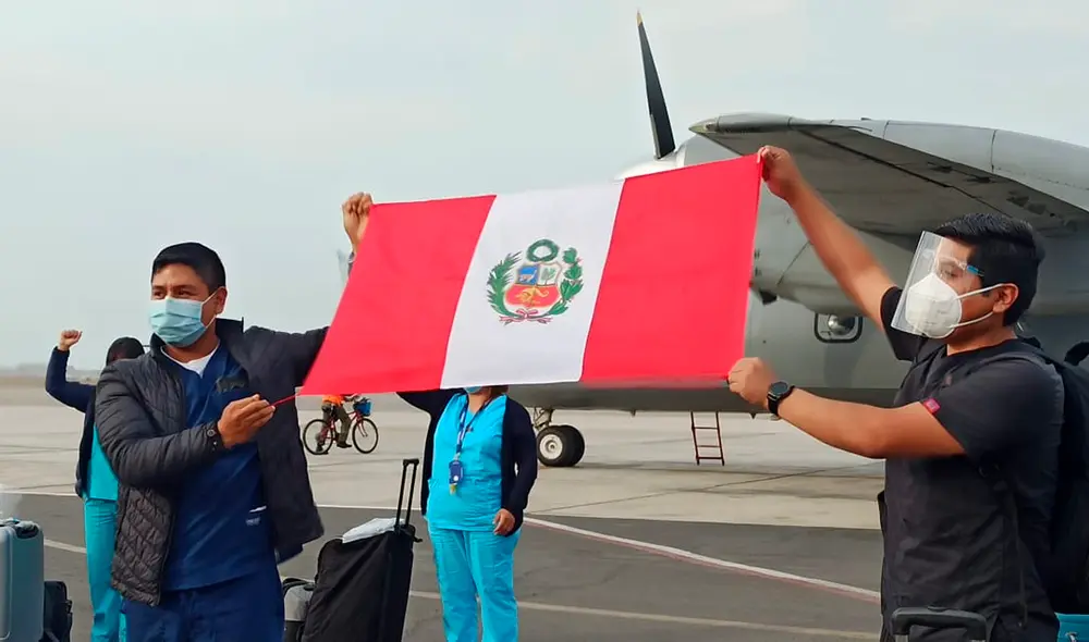 El personal de salud apoyó en otras regiones durante la primera ola. Foto: Karla Cruz / URPI-GLR El personal de salud apoyó en otras regiones durante la primera ola. Foto: Karla Cruz / URPI-GLR