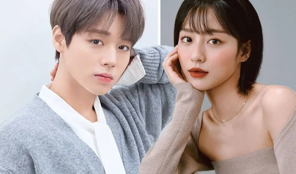 El romance coreano Blue spring from a distance será protagonizado por el ídolo actor Park Ji Hoon y la actriz de True beauty Kang Min Ah. Foto: composición LR / Maroo / H & Entertainment