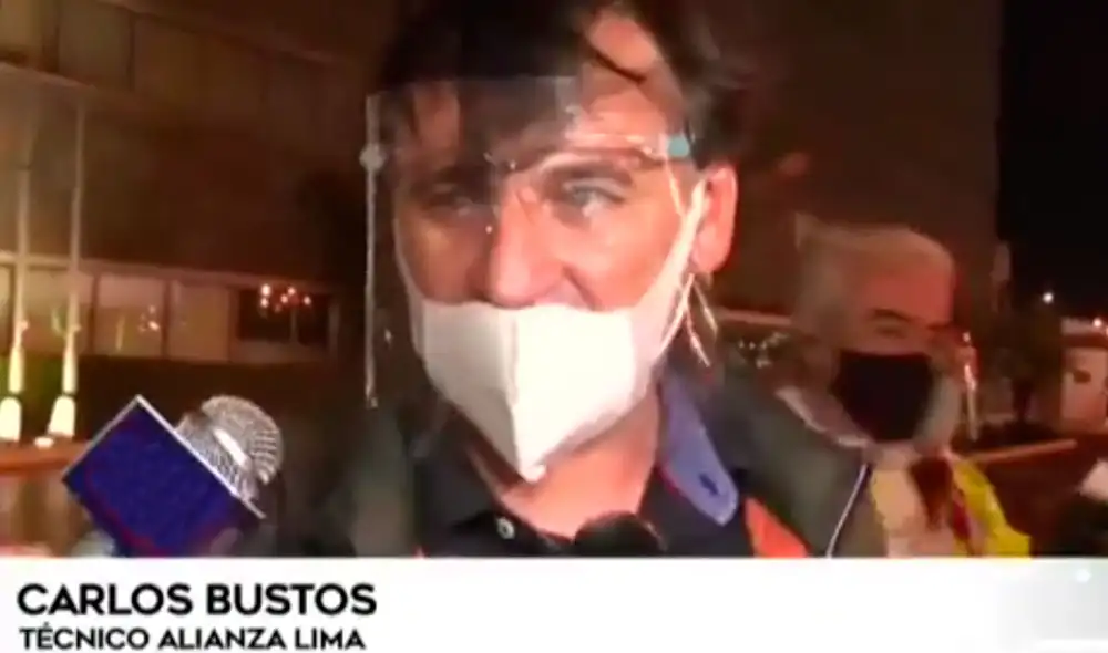 El DT argentino Carlos Bustos llegó a territorio peruano para sumarse a Alianza Lima. Foto: captura América TV