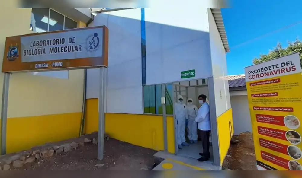 El área de Laboratorio si continuará laborando de manera normal. Foto: Diresa Puno
