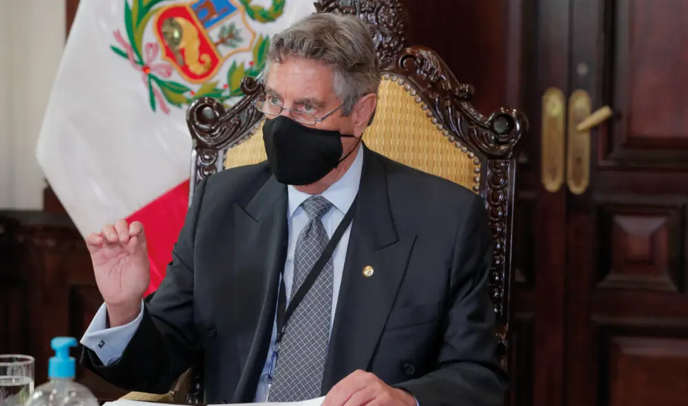 Sagasti lideró sesión del Consejo de Ministros este martes. Foto: Presidencia Sagasti lideró sesión del Consejo de Ministros este martes. Foto: Presidencia