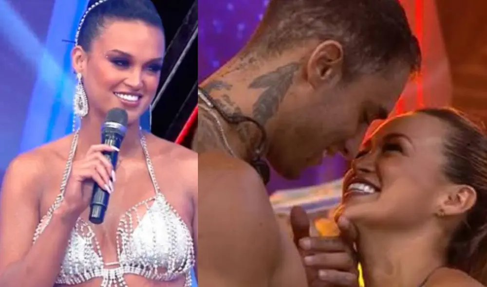 Angie Arizaga confesó que está "enamoradísima". Foto: captura América TV