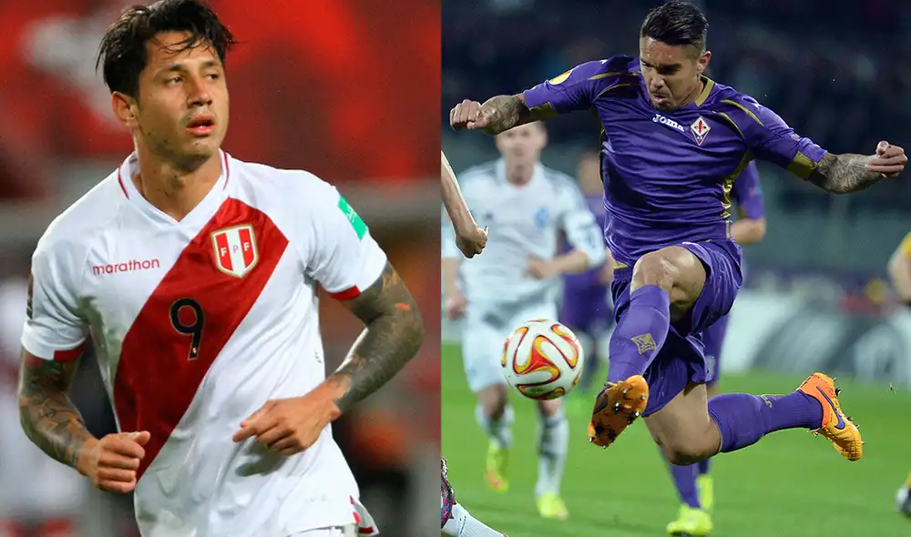 Lapadula afirmó que se mantenía informado de los peruanos que jugaban en Europa. Foto: composición/AFP