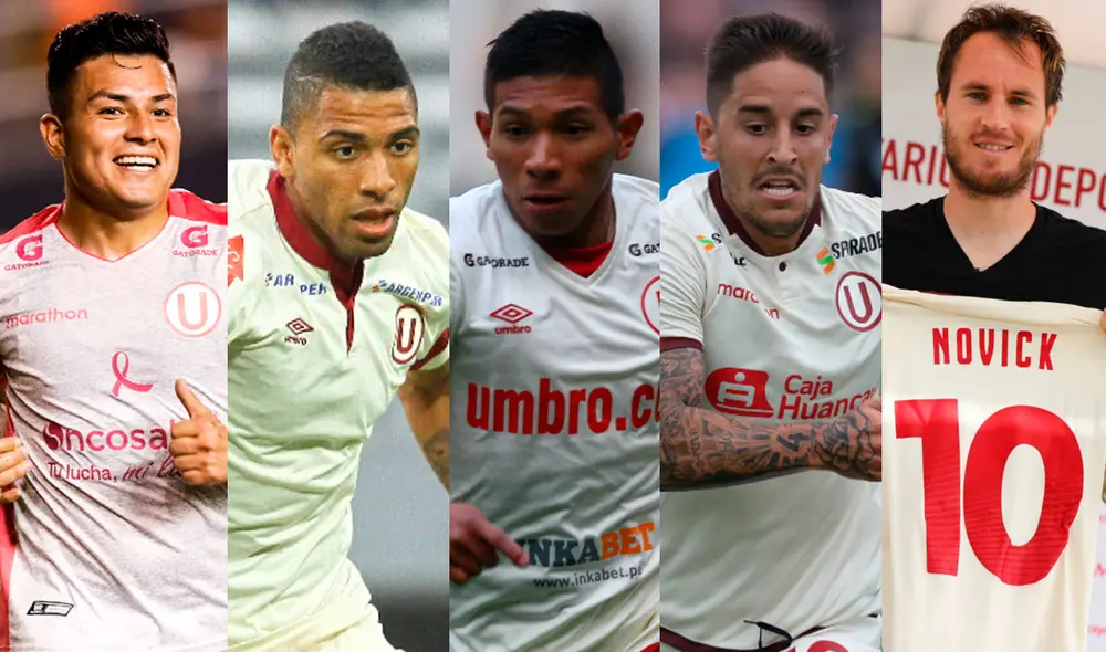 Desde Horacio Calcaterra hasta Hernán Novick, los últimos 10 jugadores que se pusieron la '10' en Universitario. Foto: composición de La República