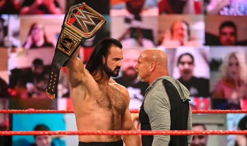 Drew McIntyre luchará con Goldberg en el WWE Royal Rumble 2021. Foto: WWE