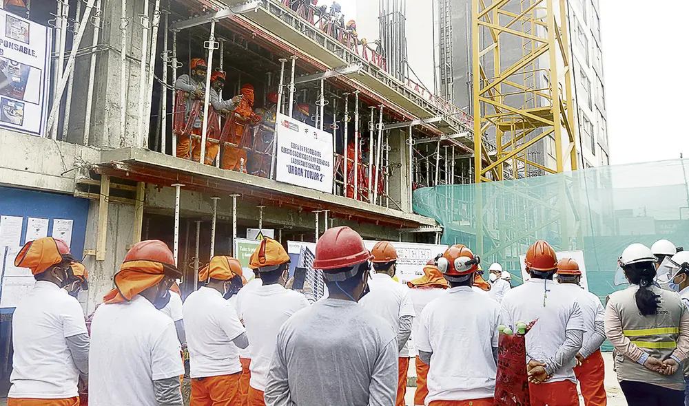 Empuje. El sector construcción es dinamizador del empleo. Durante la cuarentena continuarán operando. Foto: Carlos Contreras/La República Empuje. El sector construcción es dinamizador del empleo. Durante la cuarentena continuarán operando. Foto: Carlos Contreras/La República