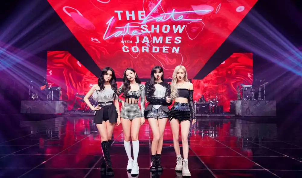 Jennie, Jisoo, Rosé y Lisa debutaron el 8 de agosto de 2016 como miembros de BLACKPINK. Foto: The late late show