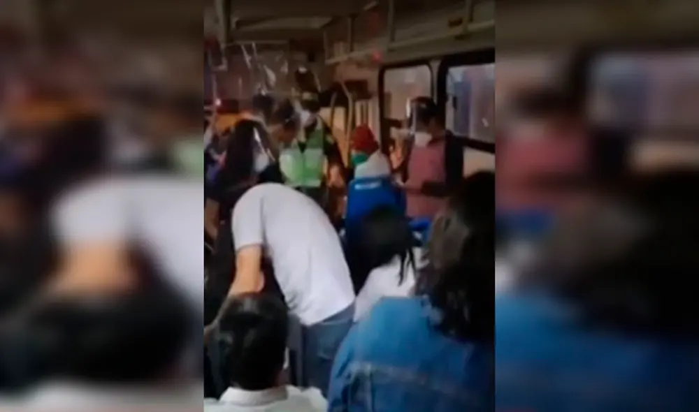Heridos fueron trasladados al Hospital Hipólito Unanue. Foto: captura de América