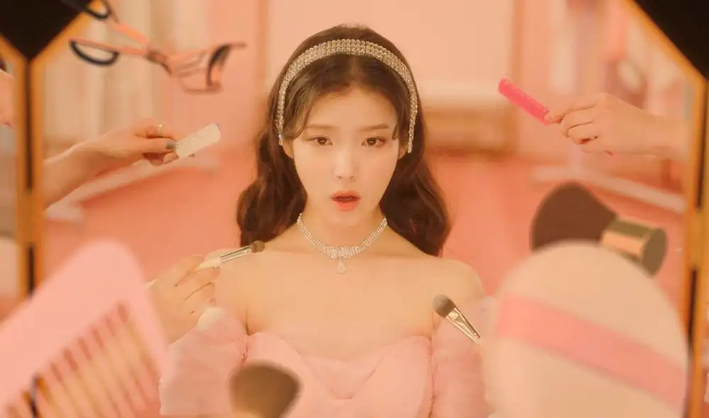 IU no reveló el nombre concreto de la amiga a la que dedicó el mensaje de su canción. Foto: LOEN