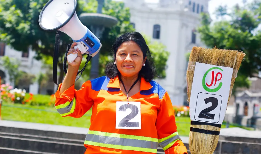 Cortez postula al Congreso con el partido Juntos por el Perú para las elecciones del 11 de abril. Foto: Carlos Contreras/La República